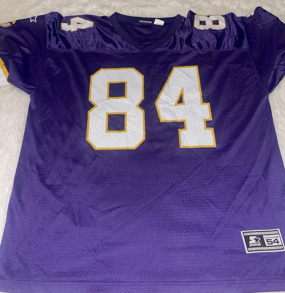 MINNESOTA VIKINGS RANDY MOSS 1995 STARTER JERSEY #84 VINTAGE Size 54